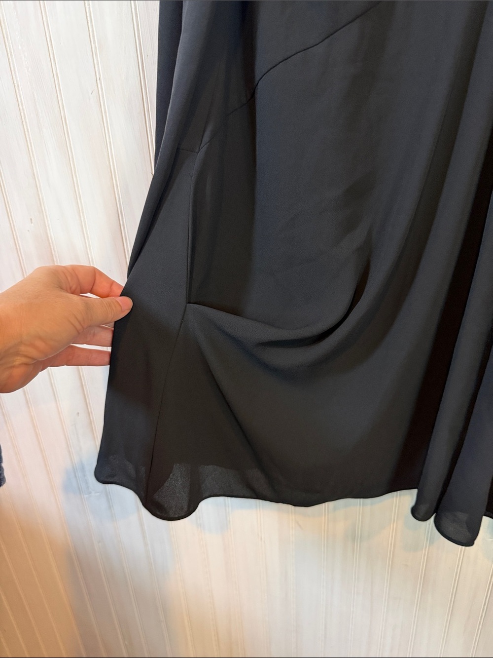 CINQ A SEPT CECIL TWIST FRONT LONG SLEEVE MINI DRESS 10 - Picture 4 of 7